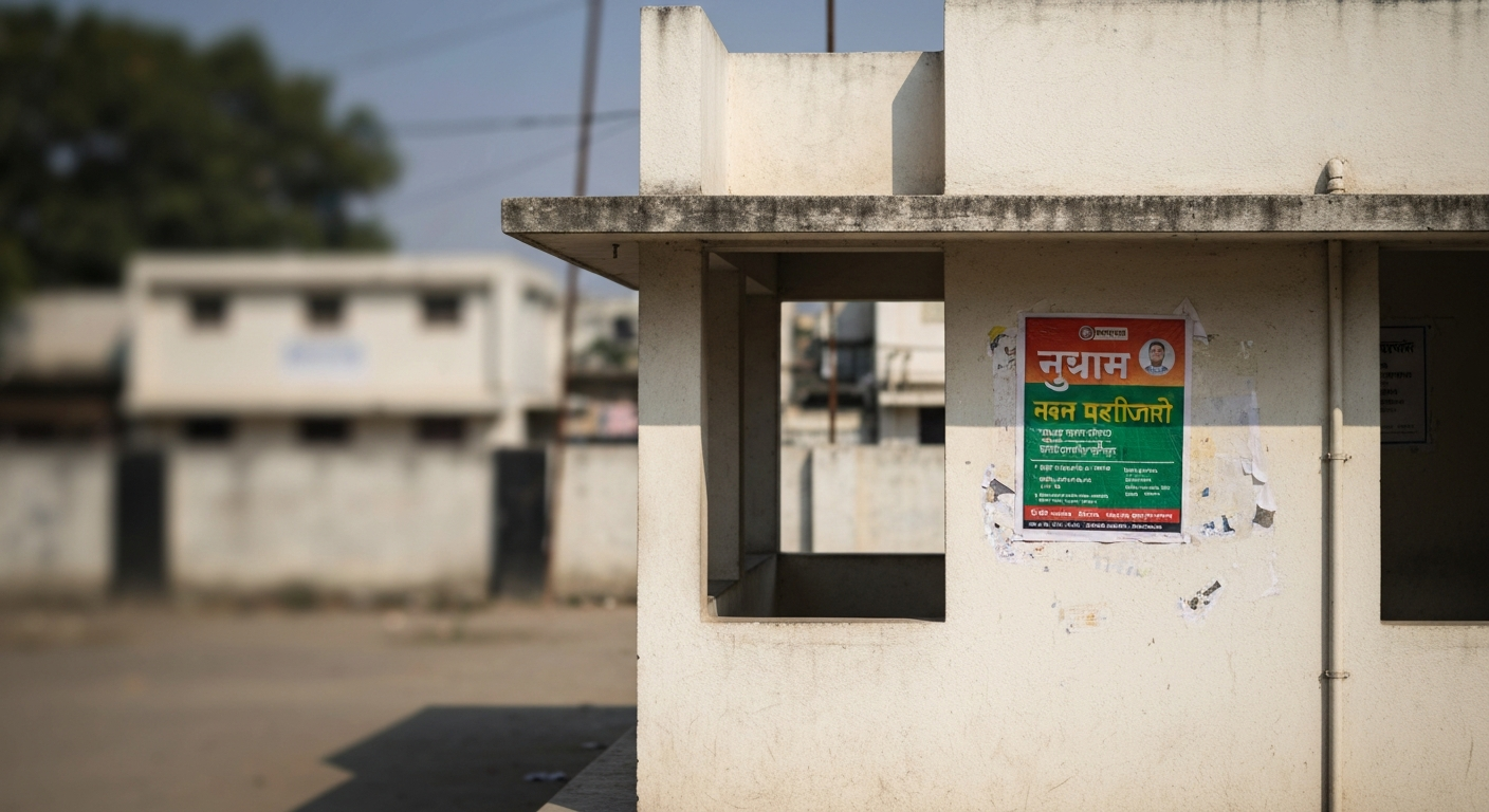 BJP Candidate Halts Ward Election. Drama!