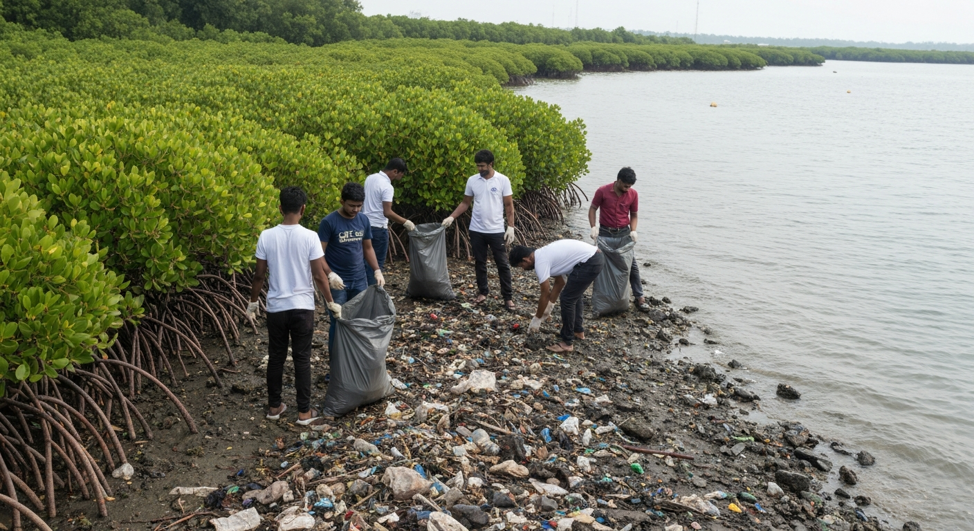 Mangrove Mess: Vanashakti and Yatri Take on the Tide