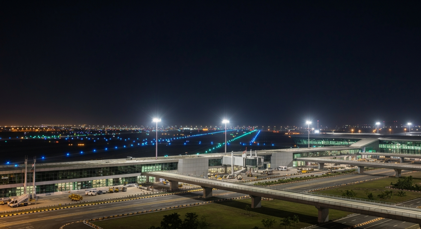 Navi Mumbai Airport: Now open all night, every night.