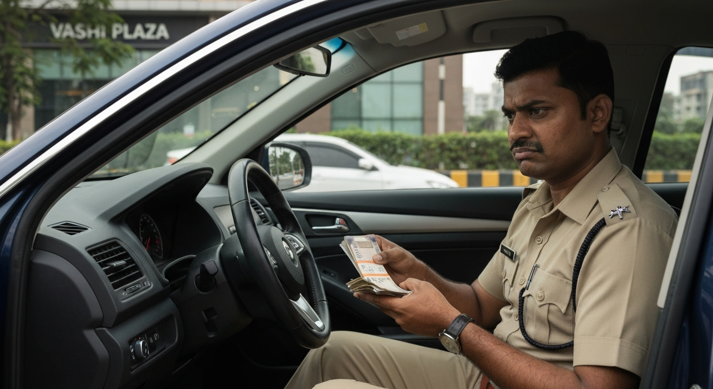 ₹16 Lakh Seized in Vashi Car Stop