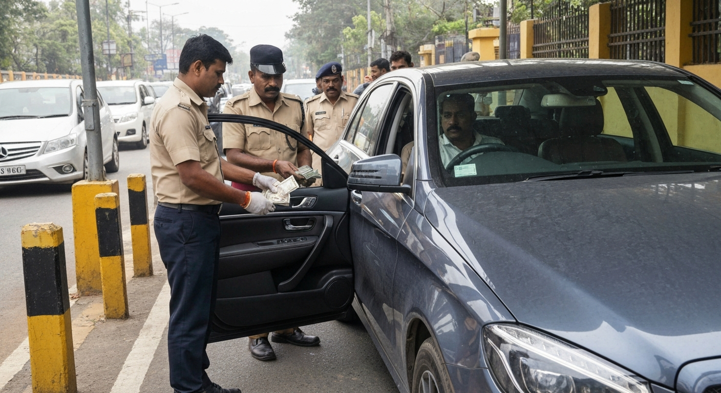 Mercedes stop yields ₹16 Lakh stash